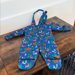 The Children's Place Blue and Green Snowsuit